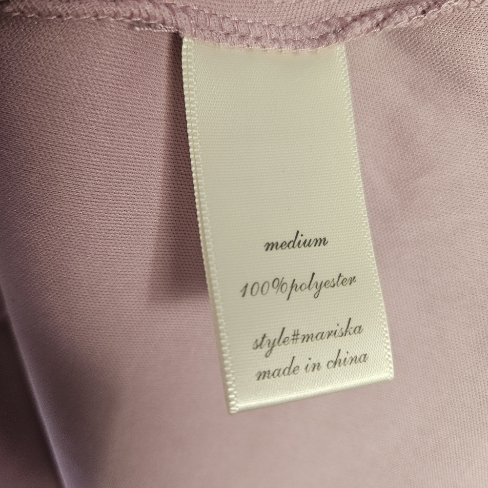 Dusty Rose Embroidered V-Neck Maxi Dress - Picture 10 of 12